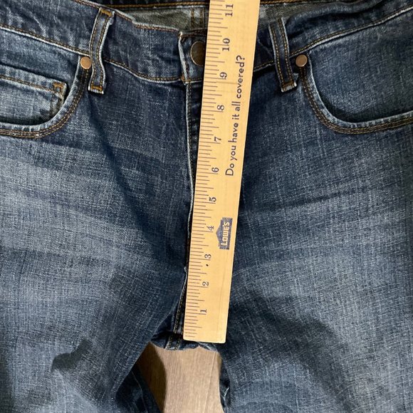 Wrangler Retro High Rise Relaxed Boot Cut Denim Blue Jeans Womens 33x28 - Picture 5 of 6